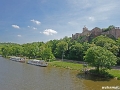 Die Burg Giebichenstein über der Saale