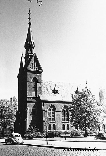 Melanchton-Kirche in Spandau 1957