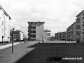 Nachkriegsneubauten an der Seegefelder Straße in Spandau 1957