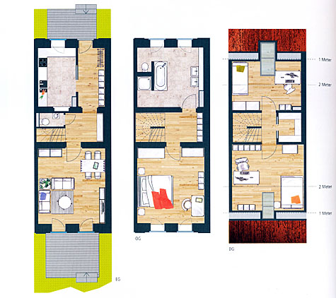 Seitenflügel Schloss Güterfelde Grundriss 117qm Wohnung