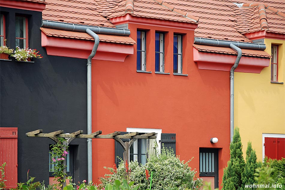 Tuschkastensiedlung: die Berliner Schnauze fand den passenden Spitznamen für die die von Bruno Taut geschaffene Gartenstadt Falkenberg (Bezirk Treptow-Köpenick).