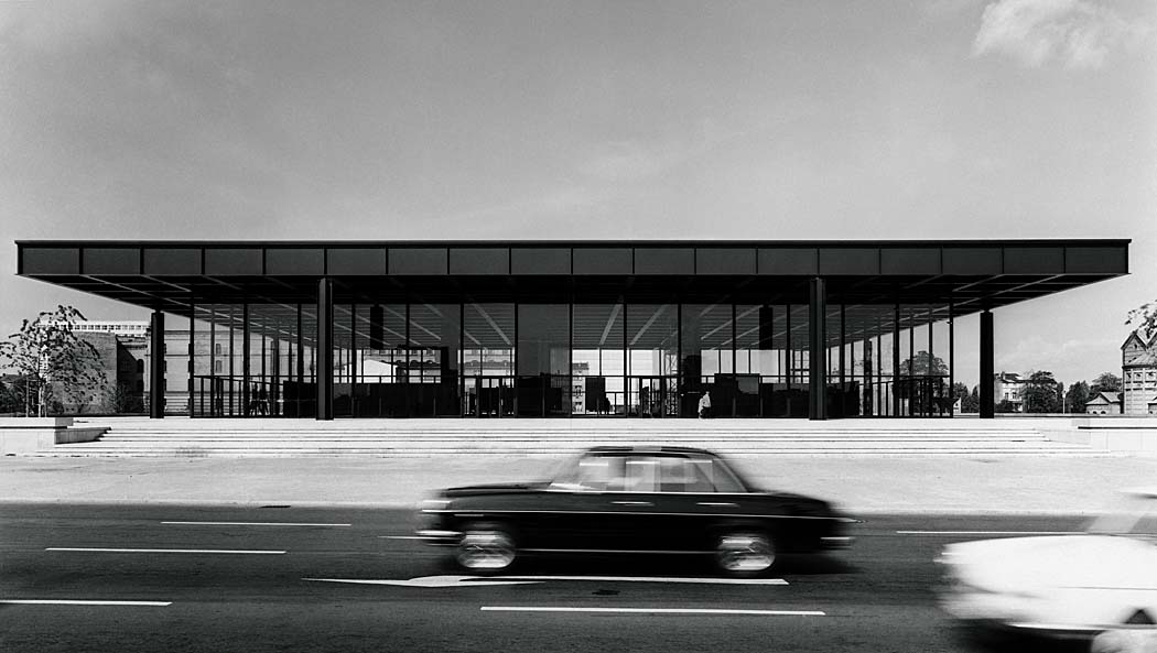 David Chipperfield: Neue Nationalgalerie, Ansicht von der Potsdamer Straße aus, 1968. Foto: Reinhard Friedrich/Archiv Nationalgalerie, Nationalgalerie, Staatliche Museen zu Berlin